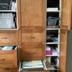 Our Built-In Filing and Storage Cabinets