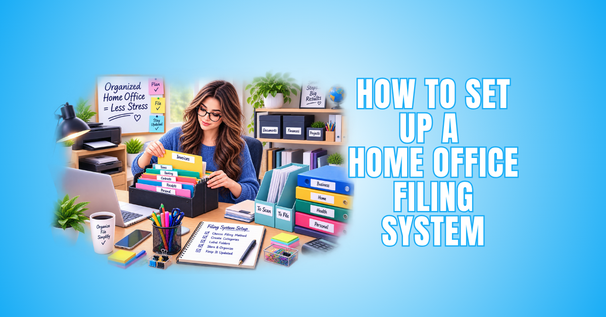 How To Set Up A Home Office Filing System
