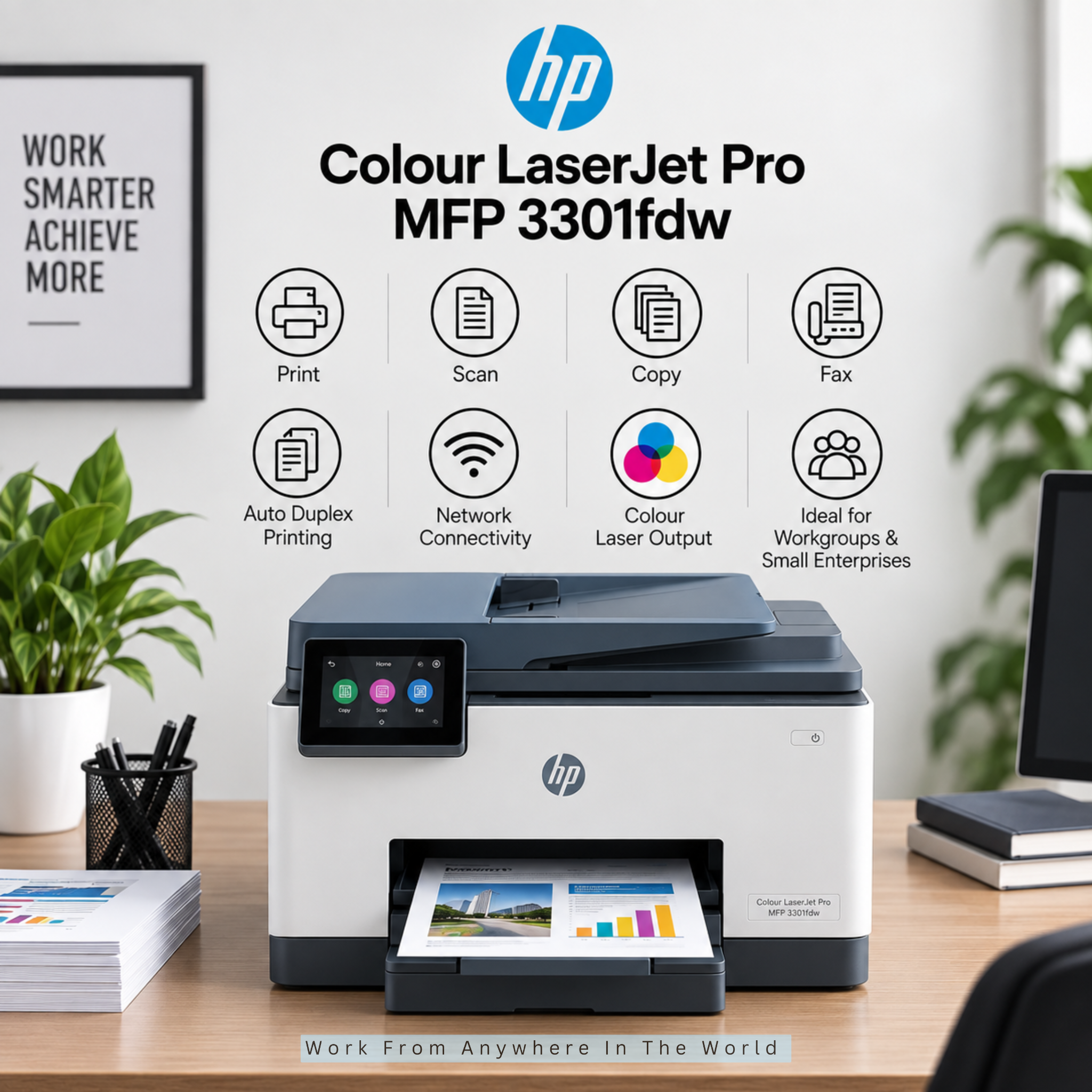 HP Colour LaserJet Pro MFP 3301fdw HP Colour LaserJet Pro MFP 3301fdw