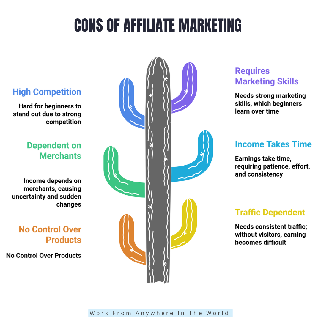 Cons Of Affiliate Marketing