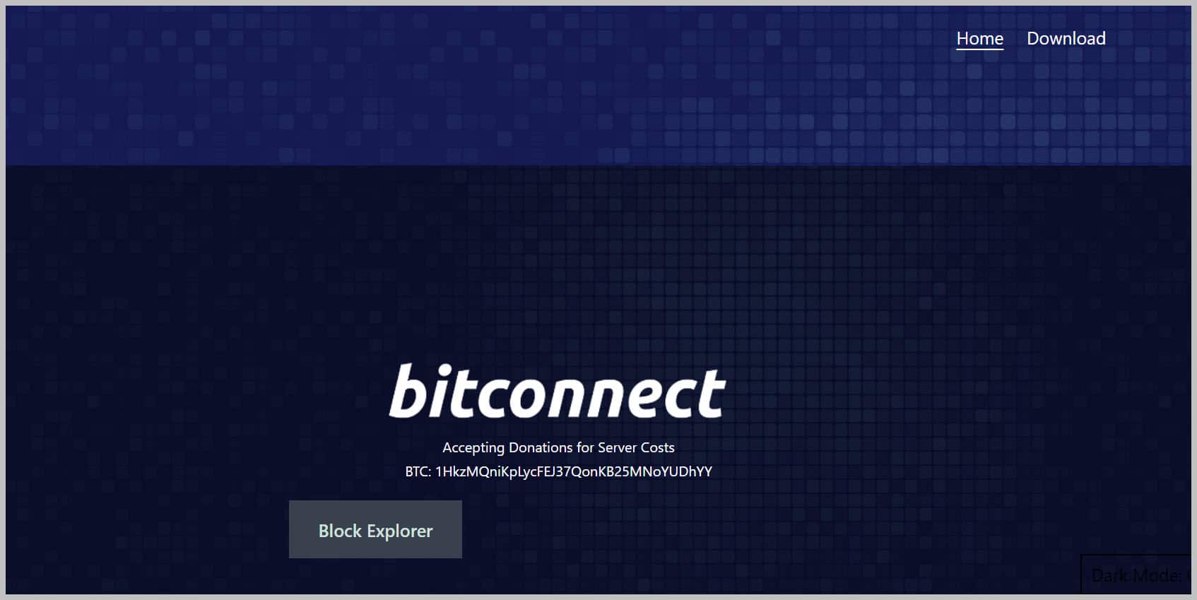 BitConnect Home Page
