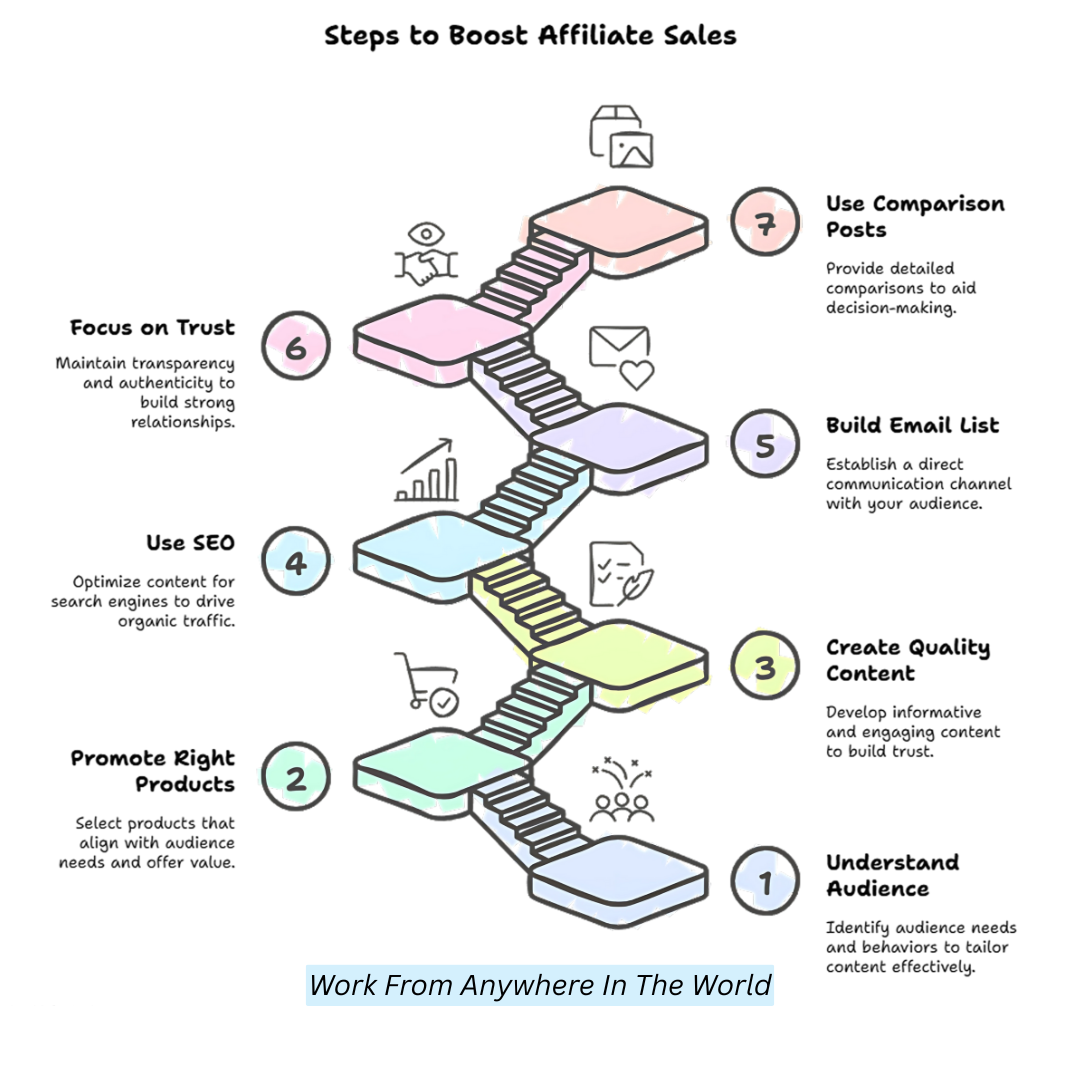 Steps To Boost Affiliate Sales