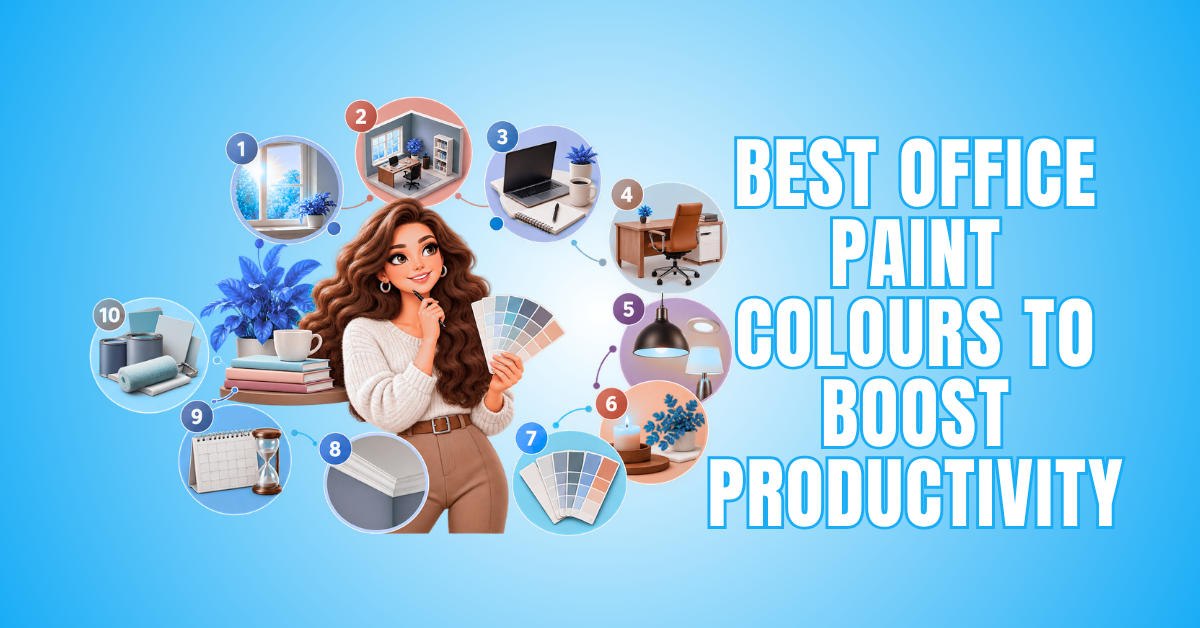 10 Best Office Paint Colours to Boost Productivity