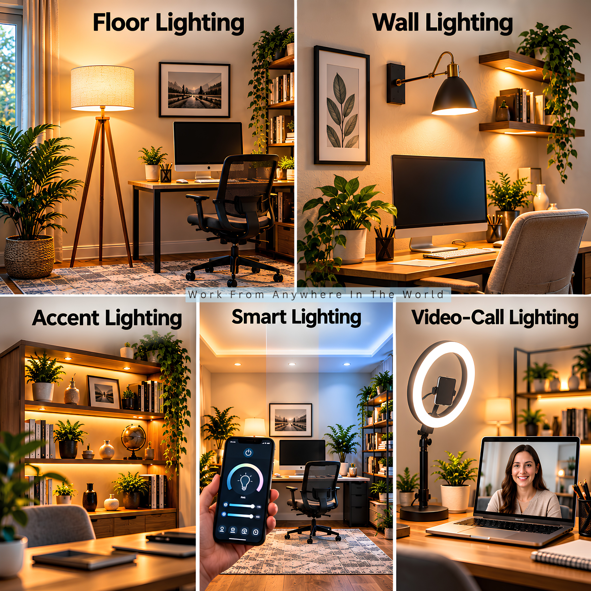10 Types Of Home Office Lighting - Types #6-#10 10 Types Of Home Office Lighting - Types #6-#10