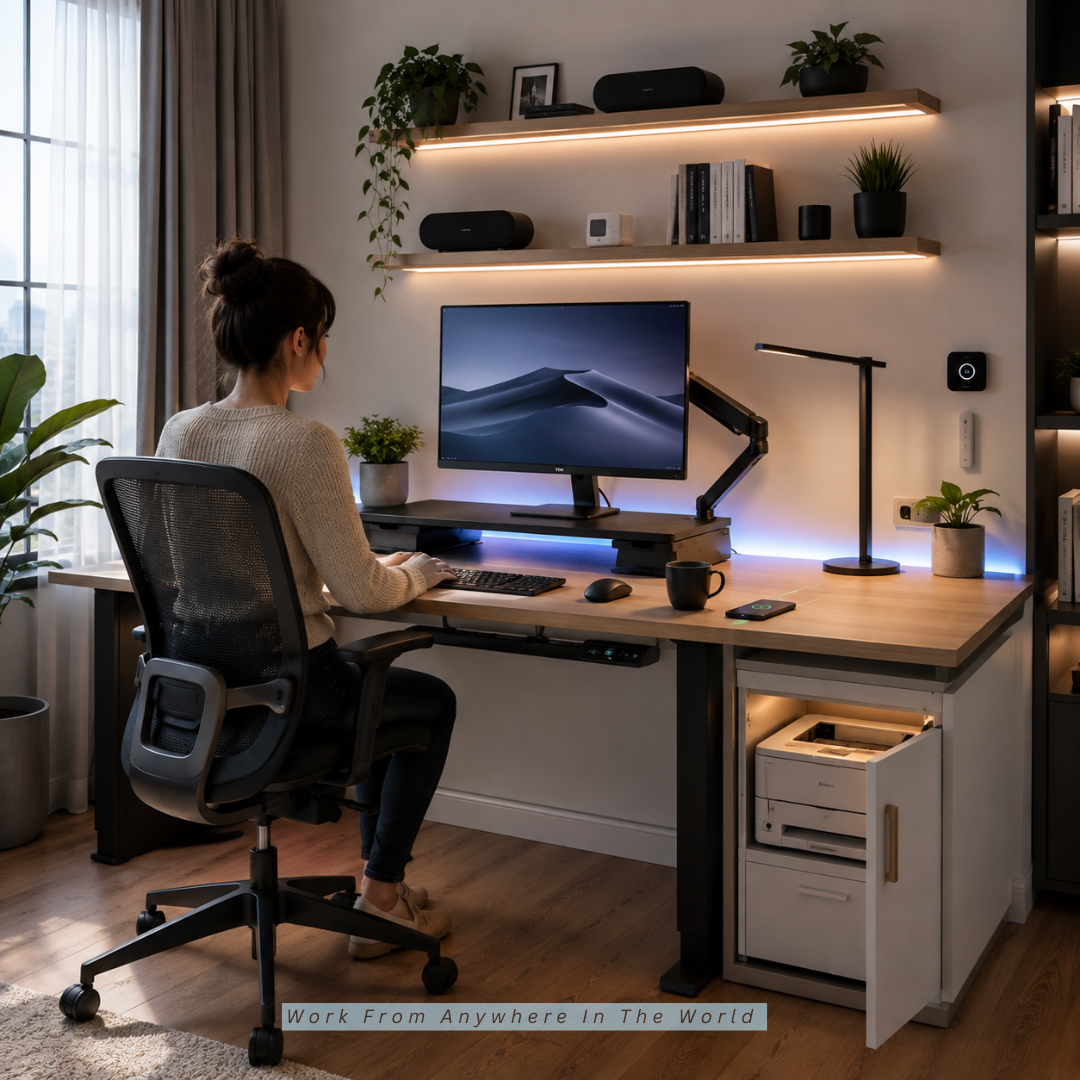 Build A Smart Home Office With Hidden Technology Build A Smart Home Office With Hidden Technology