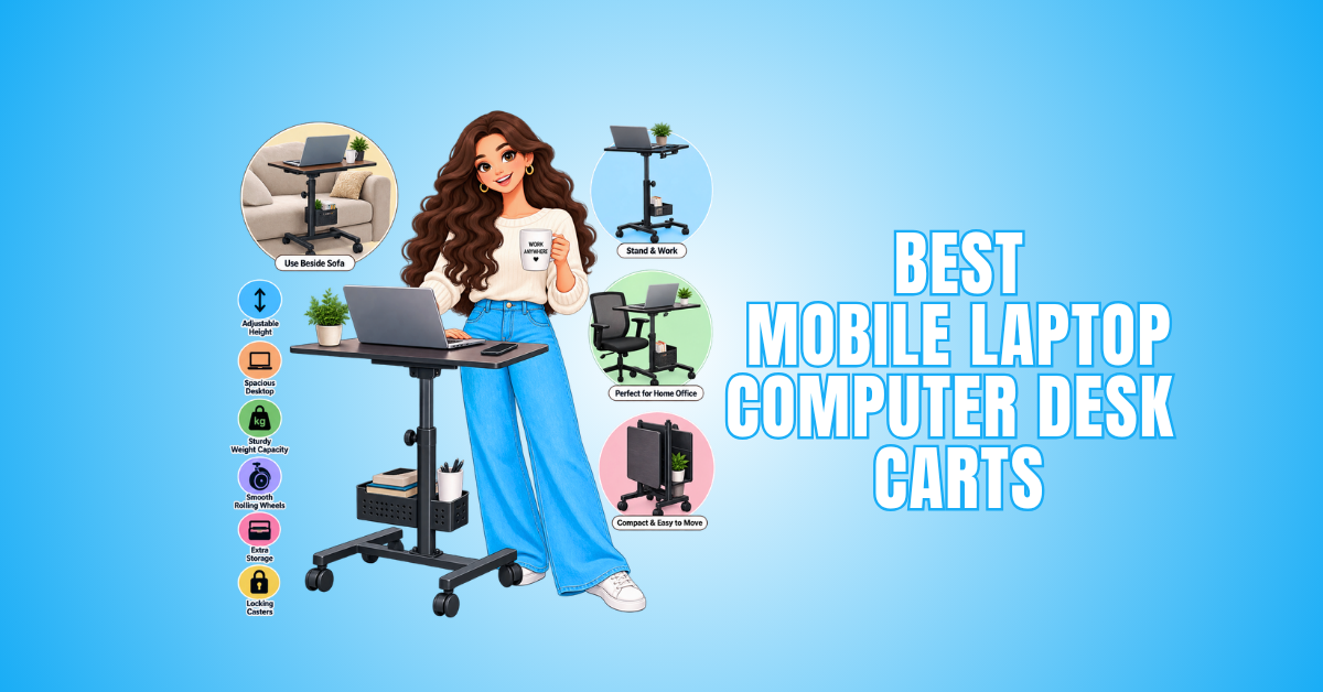 10 Best Mobile Laptop Computer Desk Carts