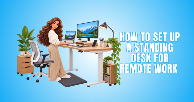 How To Set Up A Standing Desk For Remote Work In 11 Steps