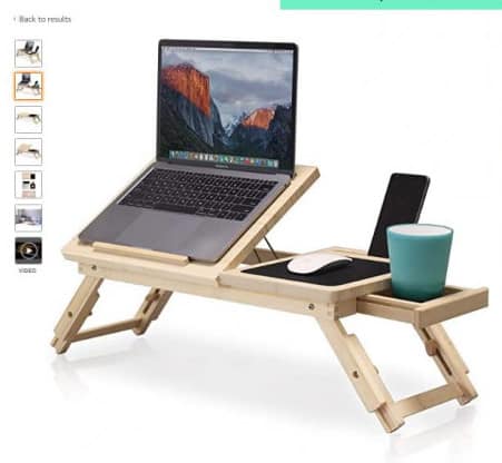 Eco-Friendly Laptop Table For Bed