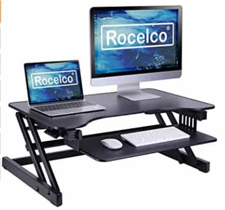 Rocelco 32" Ergonomic & Adjustable Desk Riser Review