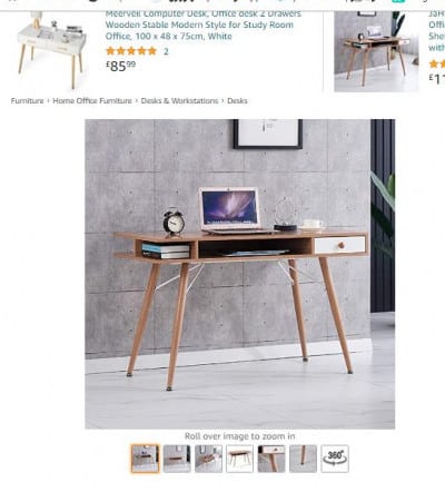 Tellina Compact Computer Desk