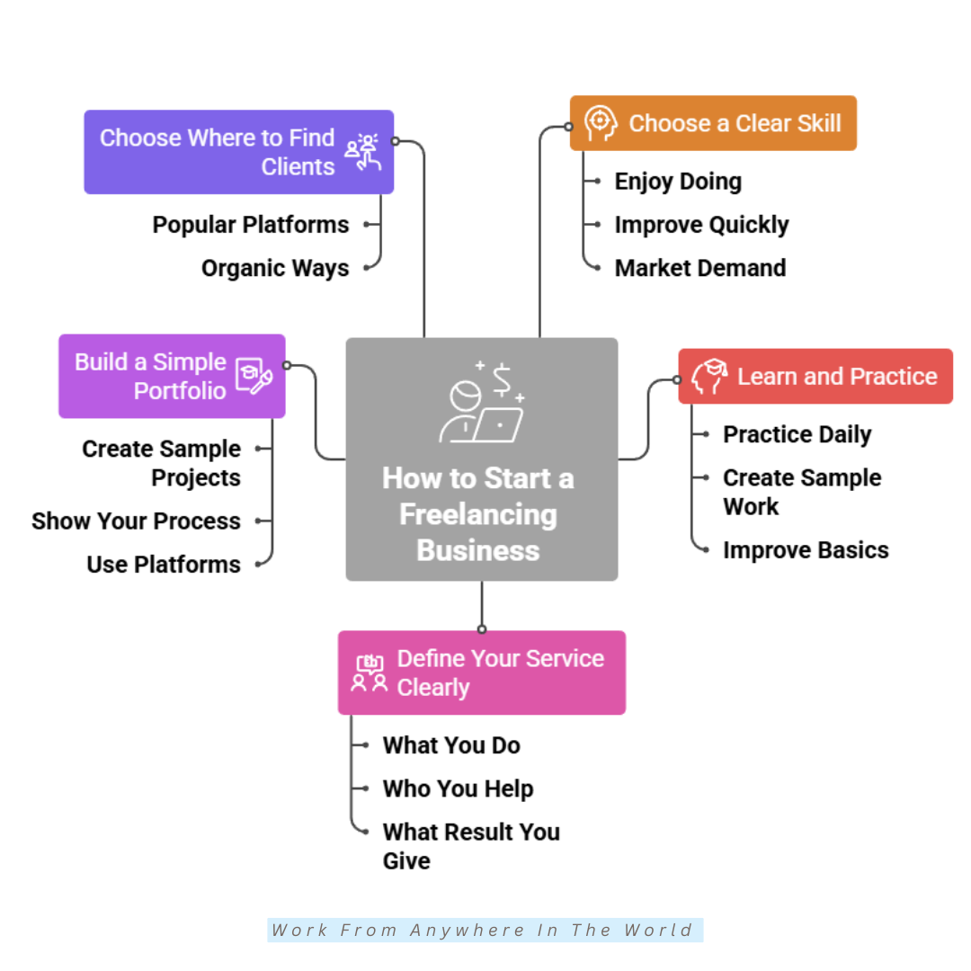 How To Start A Freelancing Business - Steps #1-#6 How To Start A Freelancing Business - Steps #1-#6