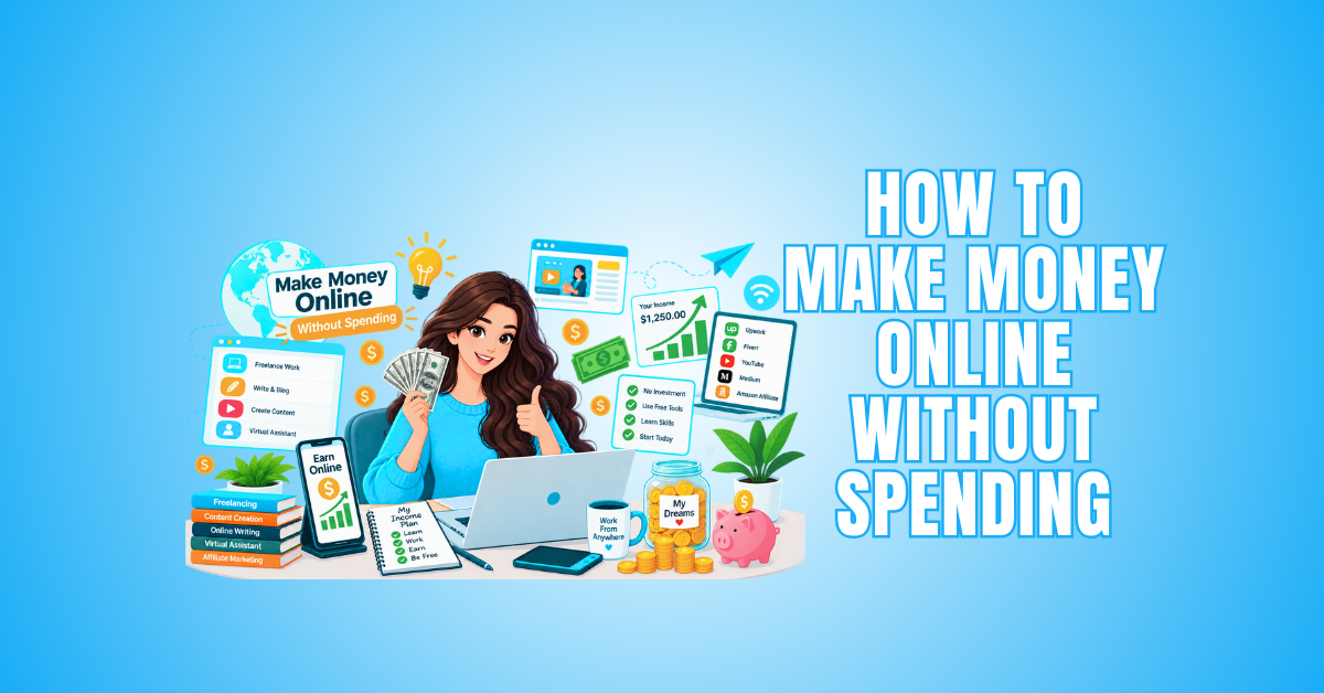 How To Make Money Online Without Spending