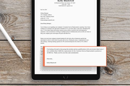 How To Write A Great Cover Letter