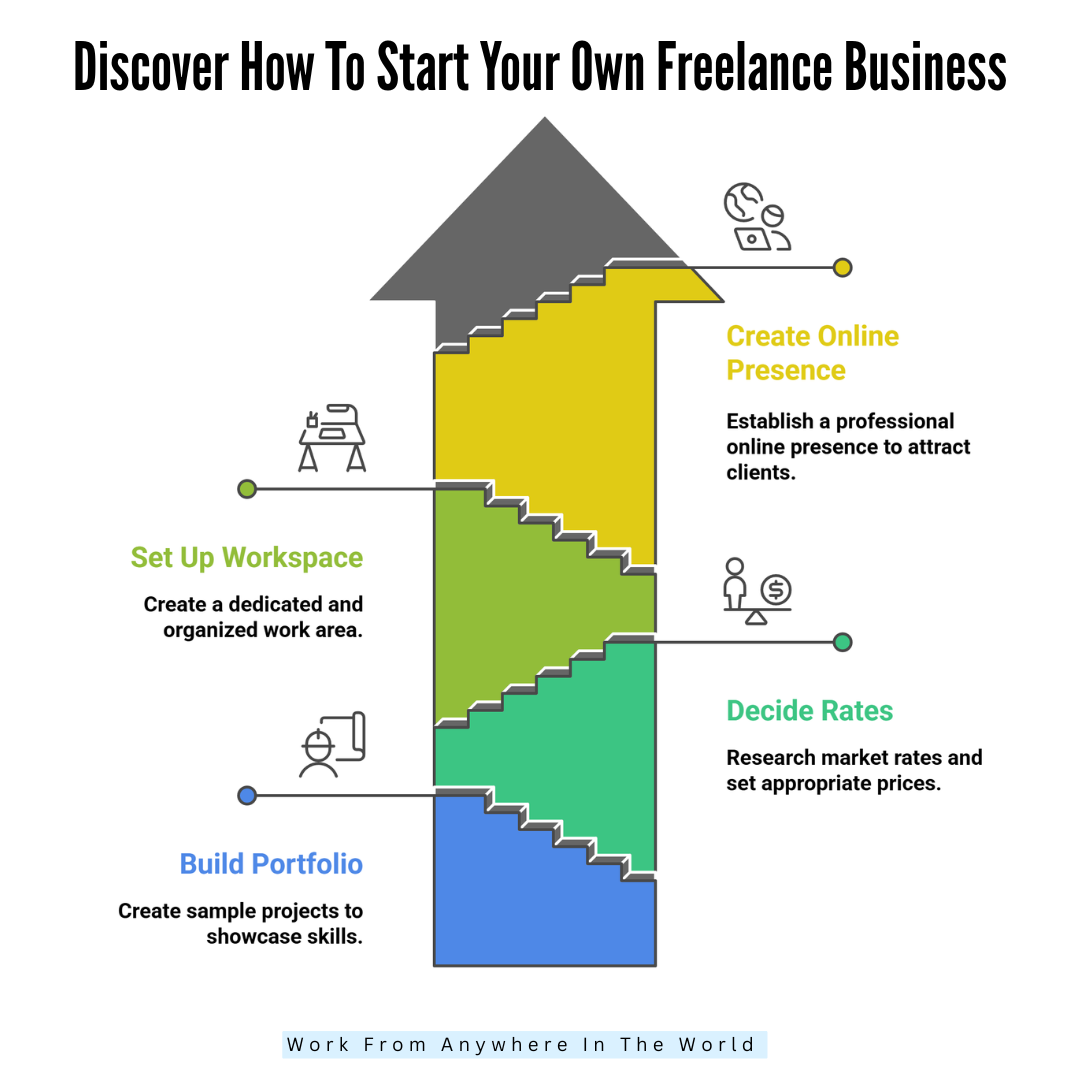 Discover How To Start Your Own Freelance Business - Steps 5-8 Discover How To Start Your Own Freelance Business - Steps 5-8