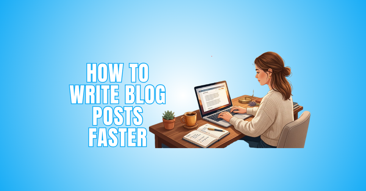 How To Write Blog Posts Faster