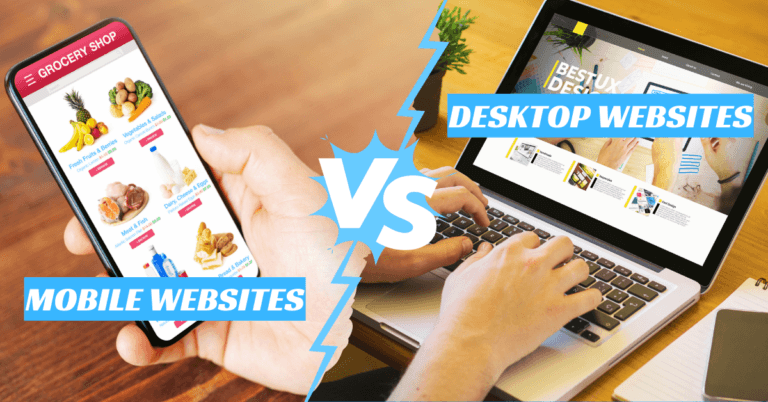 Mobile Websites vs Desktop Websites