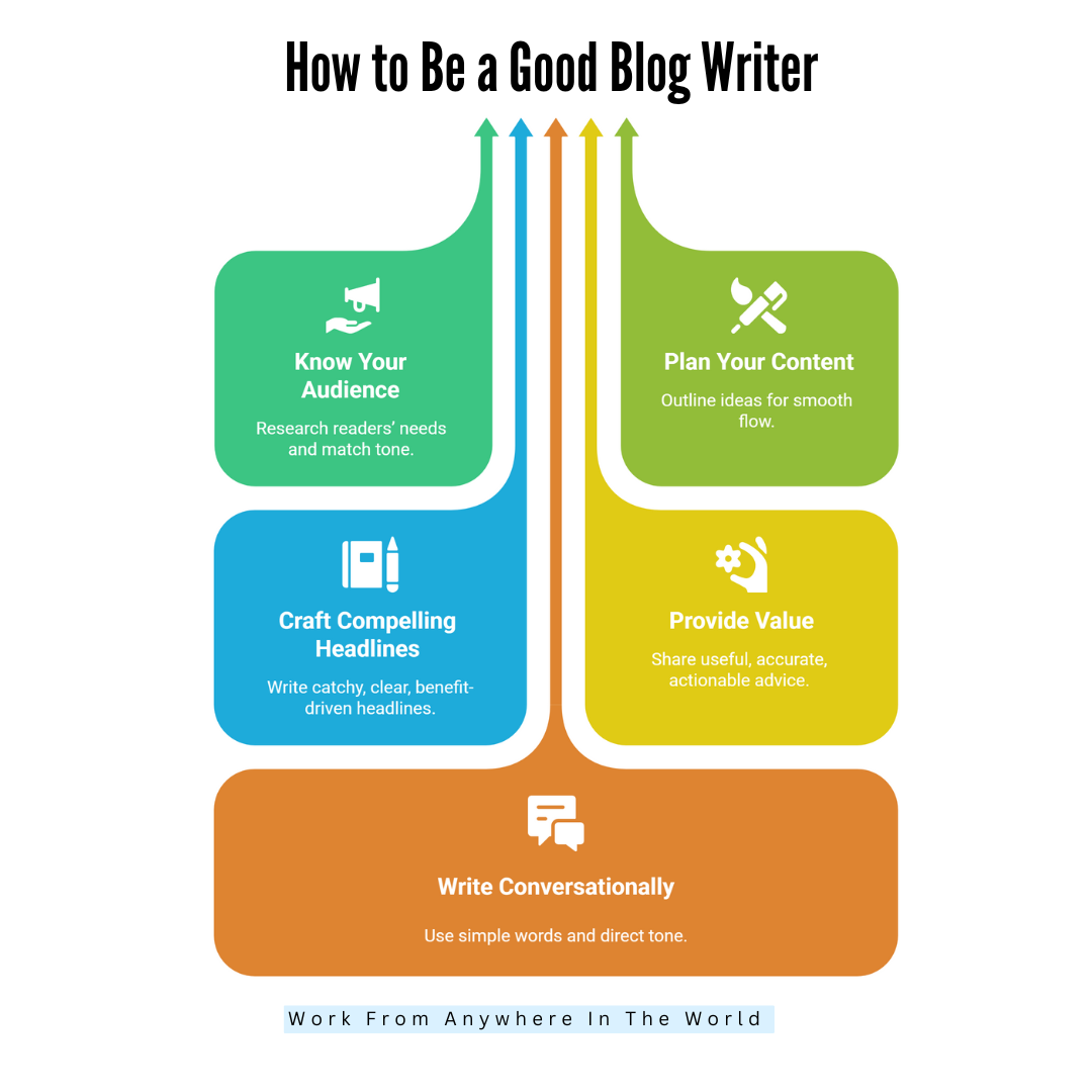 How To Be A Good Blog Writer - Items 1 - 5