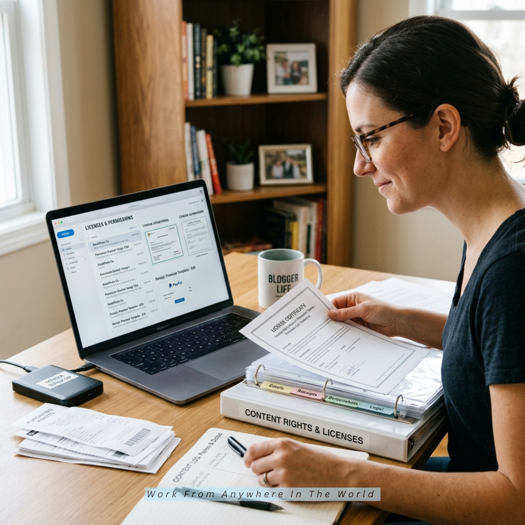 Keep Records Of Permissions And Licenses
