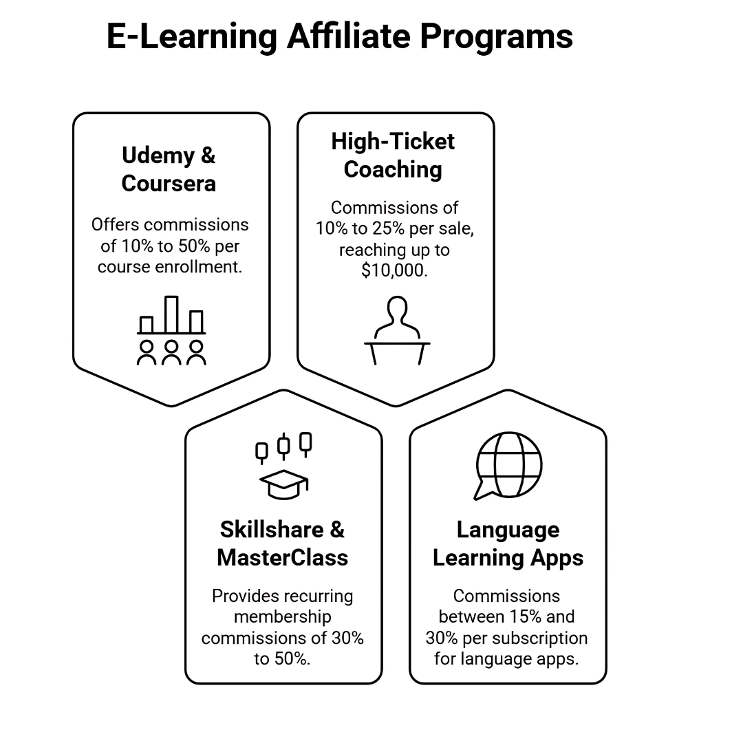 Popular E-Learning Affiliate Programs