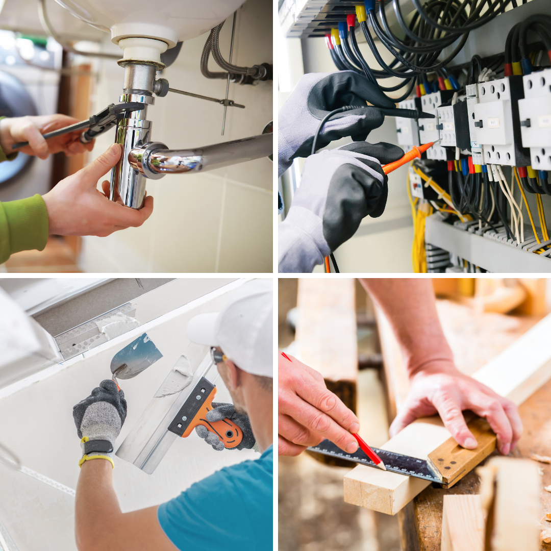 Types Of Handyman Services: Plumbing Repairs, Electrical Work, Painting & Drywall, Carpentry