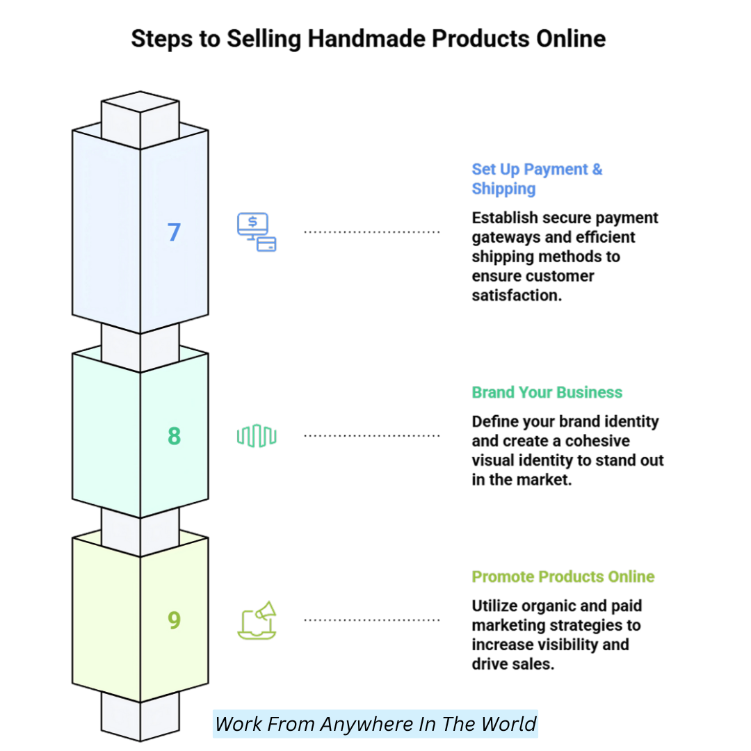 Steps To Selling Handmade Products Online