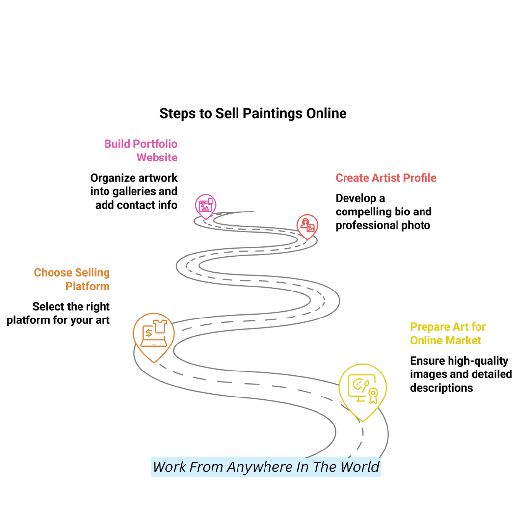 Steps To Sell Paintings Online