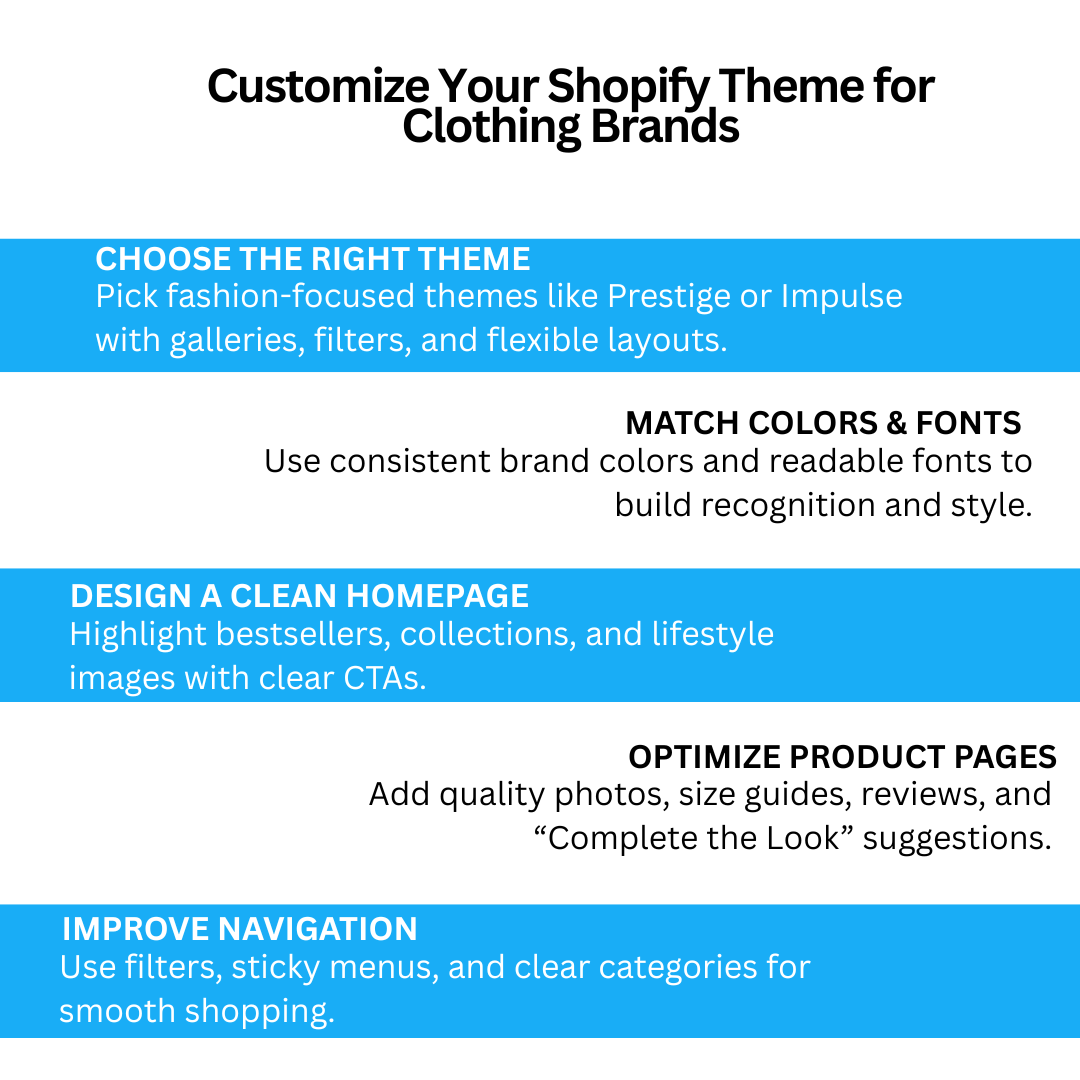 How To Customize Your Shopify Theme For Clothing Brands
