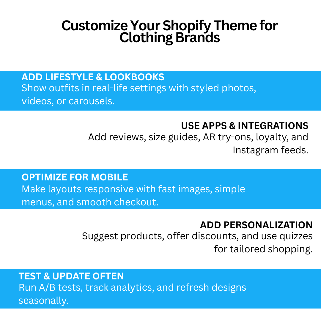 How To Customize Your Shopify Theme For Clothing Brands