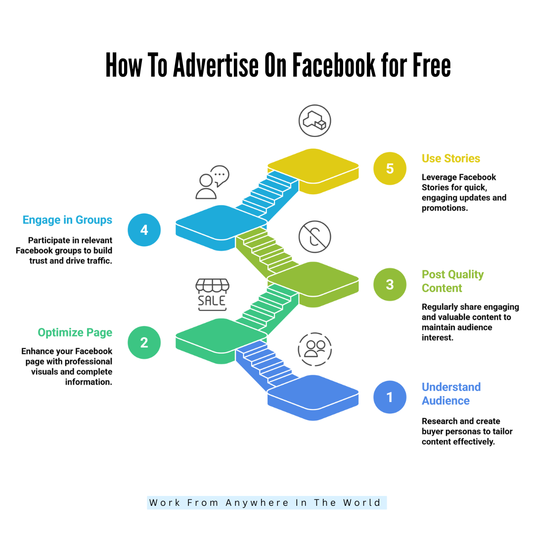 How To Advertise On Facebook For Free - Steps 1 - 5