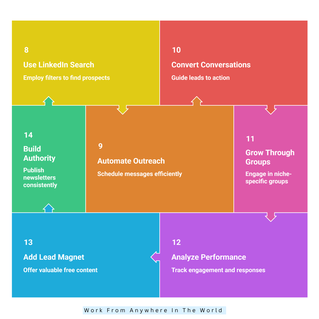 Steps To Master LinkedIn For Lead Generation - Steps 8-14 Steps To Master Steps To Master LinkedIn For Lead Generation - Steps 8-14