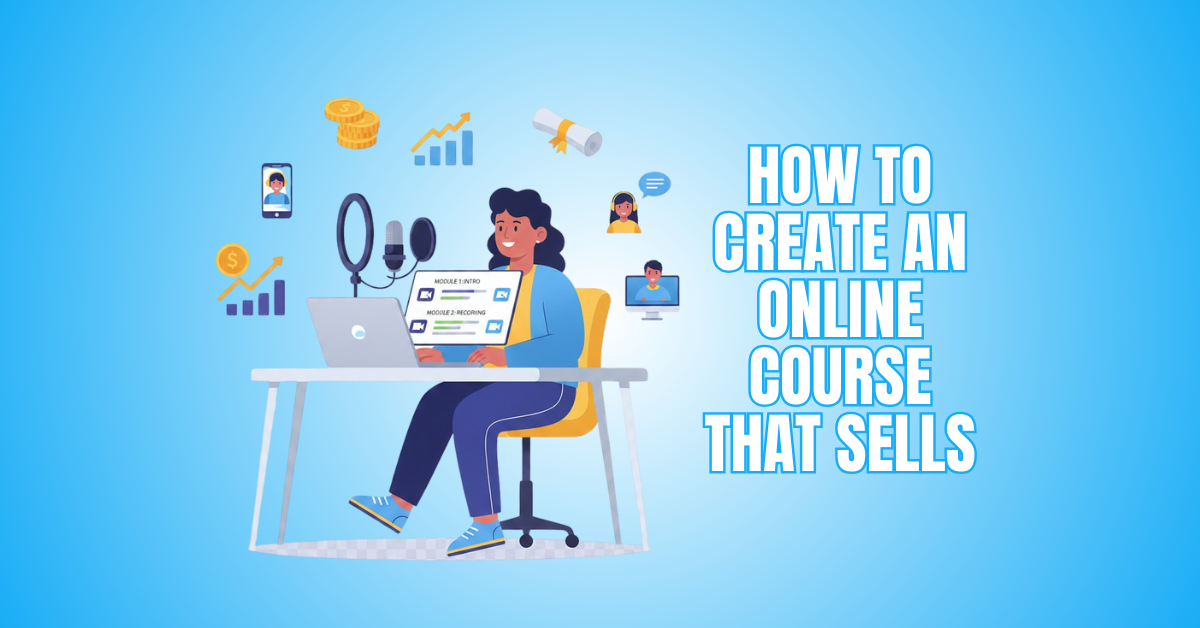 How To Create An Online Course That Sells