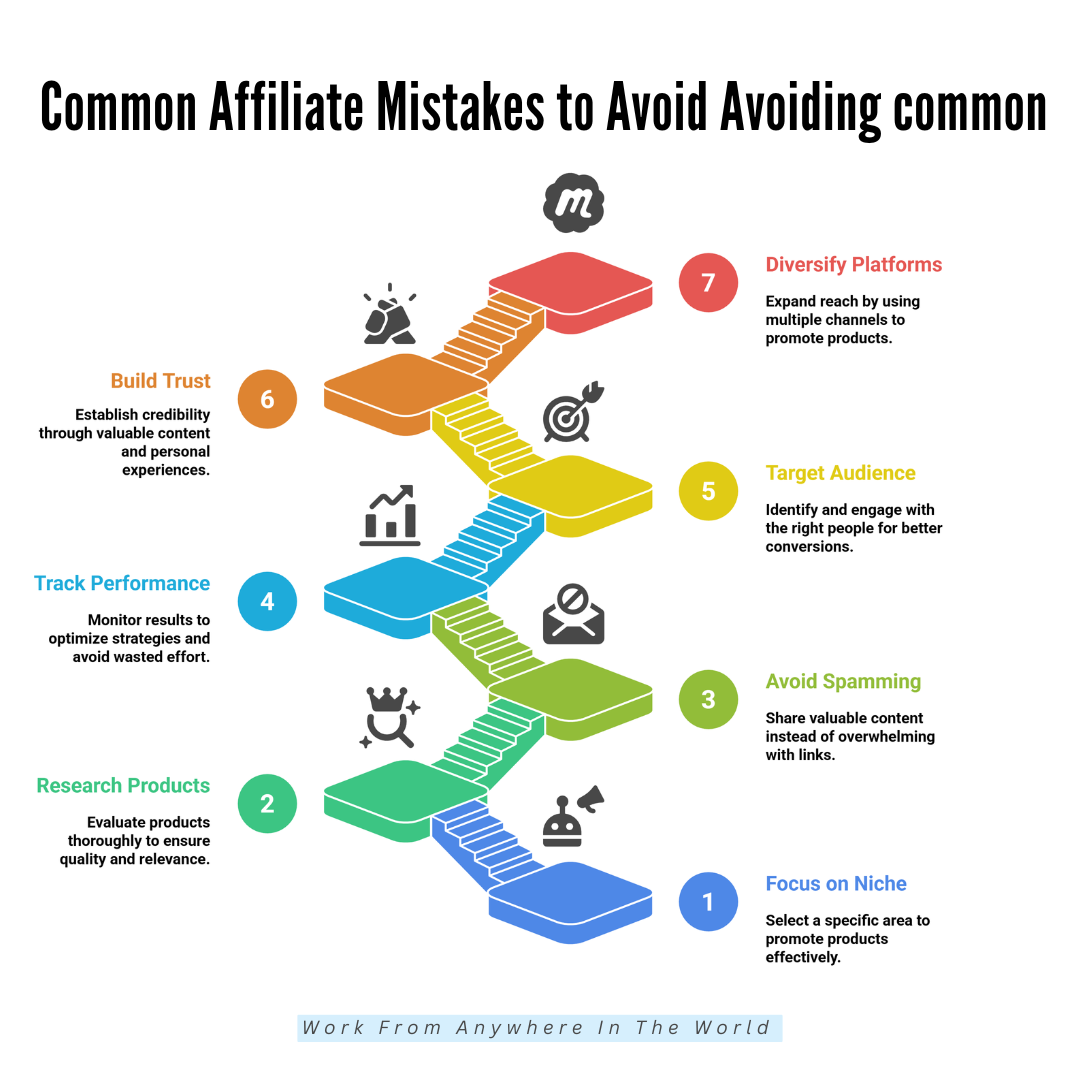 Common Affiliate Mistakes To Avoid Common Affiliate Mistakes To Avoid