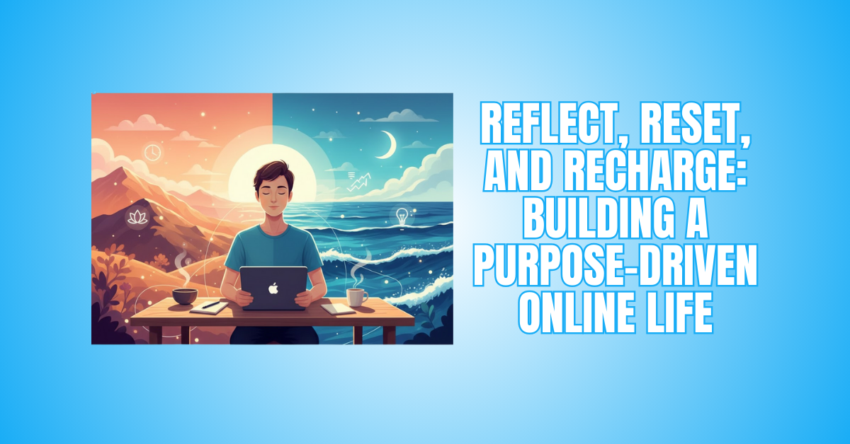 Reflect, Reset, and Recharge: Building A Purpose-Driven Online Life