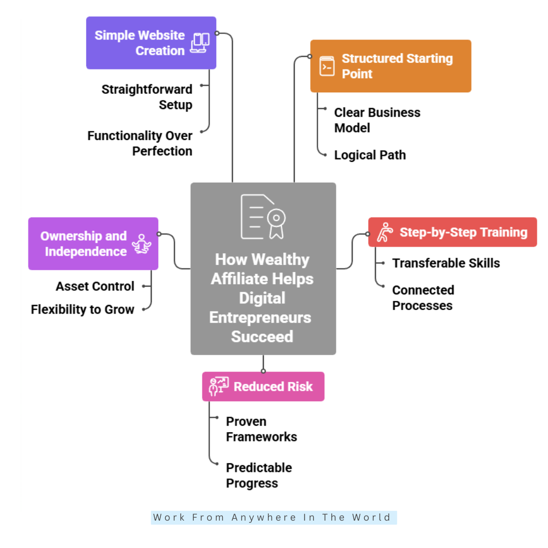 How Wealthy Affiliate Supports Digital Entrepreneurs Step by Step - Steps #1-#5 How Wealthy Affiliate Supports Digital Entrepreneurs Step by Step - Steps #1-#5