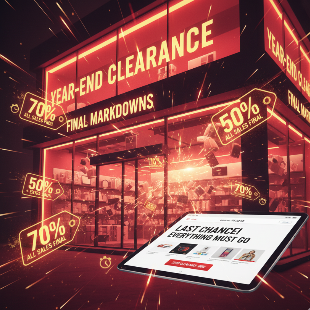 Year-End Clearance Sale Email